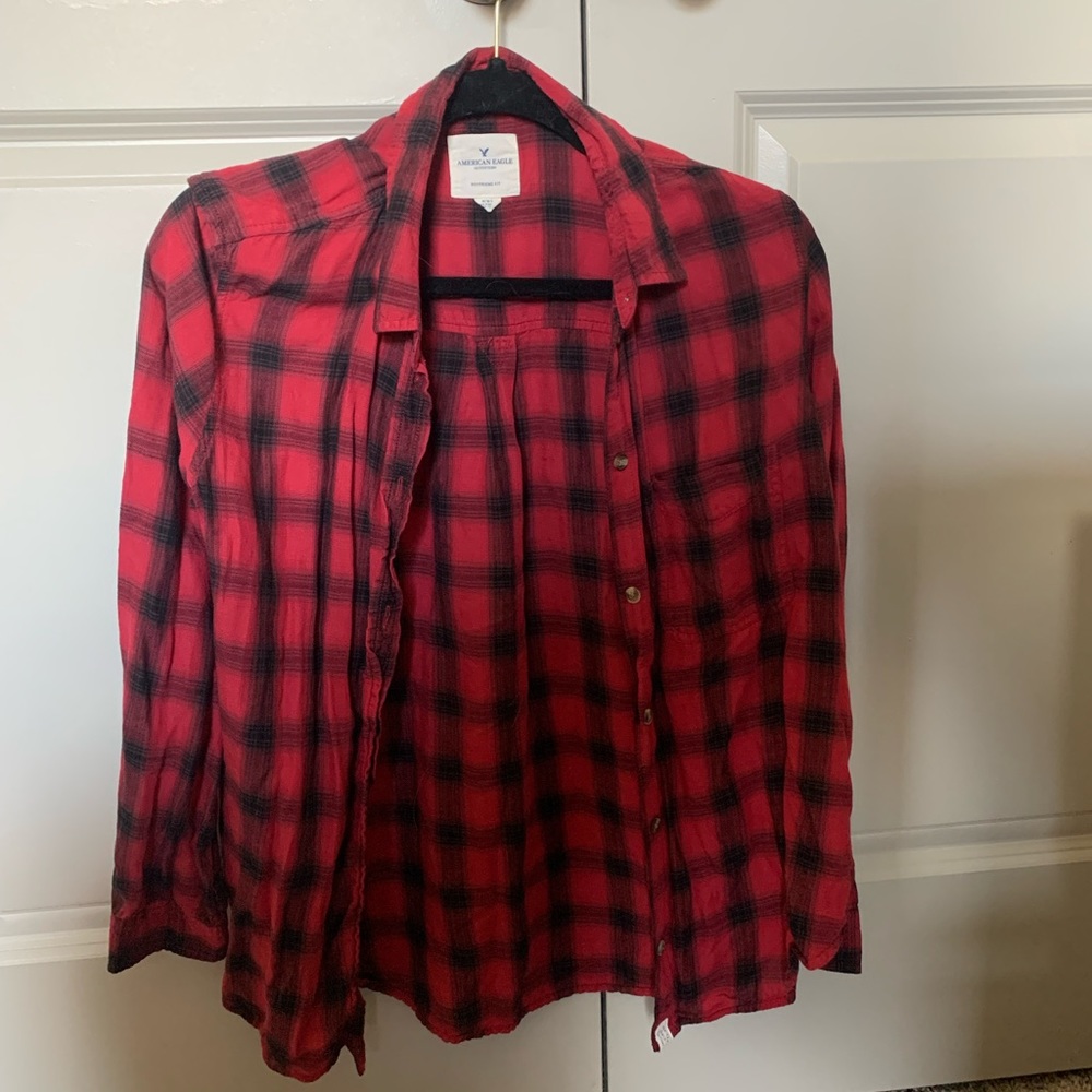 American Eagle outfitters boyfriend flannel